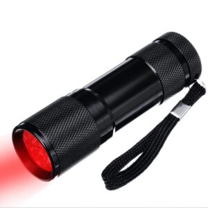 ulm 670 nm deep led red flashlight - high lumens for astronomy - certified from usa & china - compact, lightweight design - versatile illumination for outdoor | elevate your night adventures