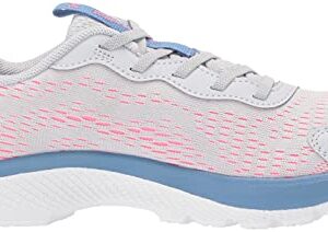 Under Armour Girls Pre School Bandit 7 Running Shoe, Halo Gray (101)/White, 1