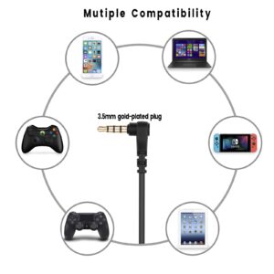 Arctis Adapter 3.5mm Aux Cable Compatible with SteelSeries Arctis 3 5 7, Arctis Pro and Arctis Pro + GameDac Headset