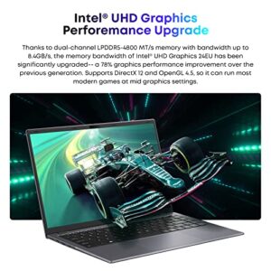 CHUWI Upgraded GemiBook XPro Intel N100 Laptop, 14.1'' Windows 11 Laptop Computer 8GB RAM 256GB SSD, 12th Gen Intel Alder Lake N100 (Up to 3.4GHz), 1920X1080 FHD Display, HDMI/WiFi 6/BT5.2/Webcam/38WH