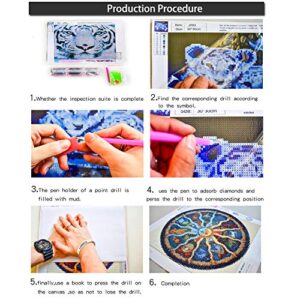 Diamond Painting Kits for Adults 5D（I Refuse to Sink） Diamond Art Kit for Beginners,DIY Paint with Round Full Drill Diamonds Paintings Gem Art for Christmas Home Wall Decoration Gift 11.8x15.7in