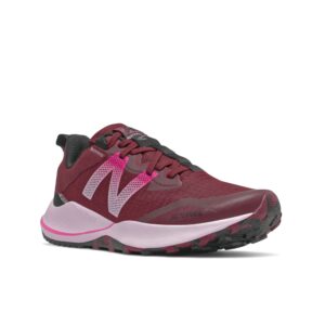 New Balance Women's Dynasoft Nitrel V4 Trail Running Shoe, Garnet/Black, 9