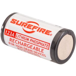 SUREFIRE 123A Rechargeable Batteries Includes Charger SFLFP123-KIT