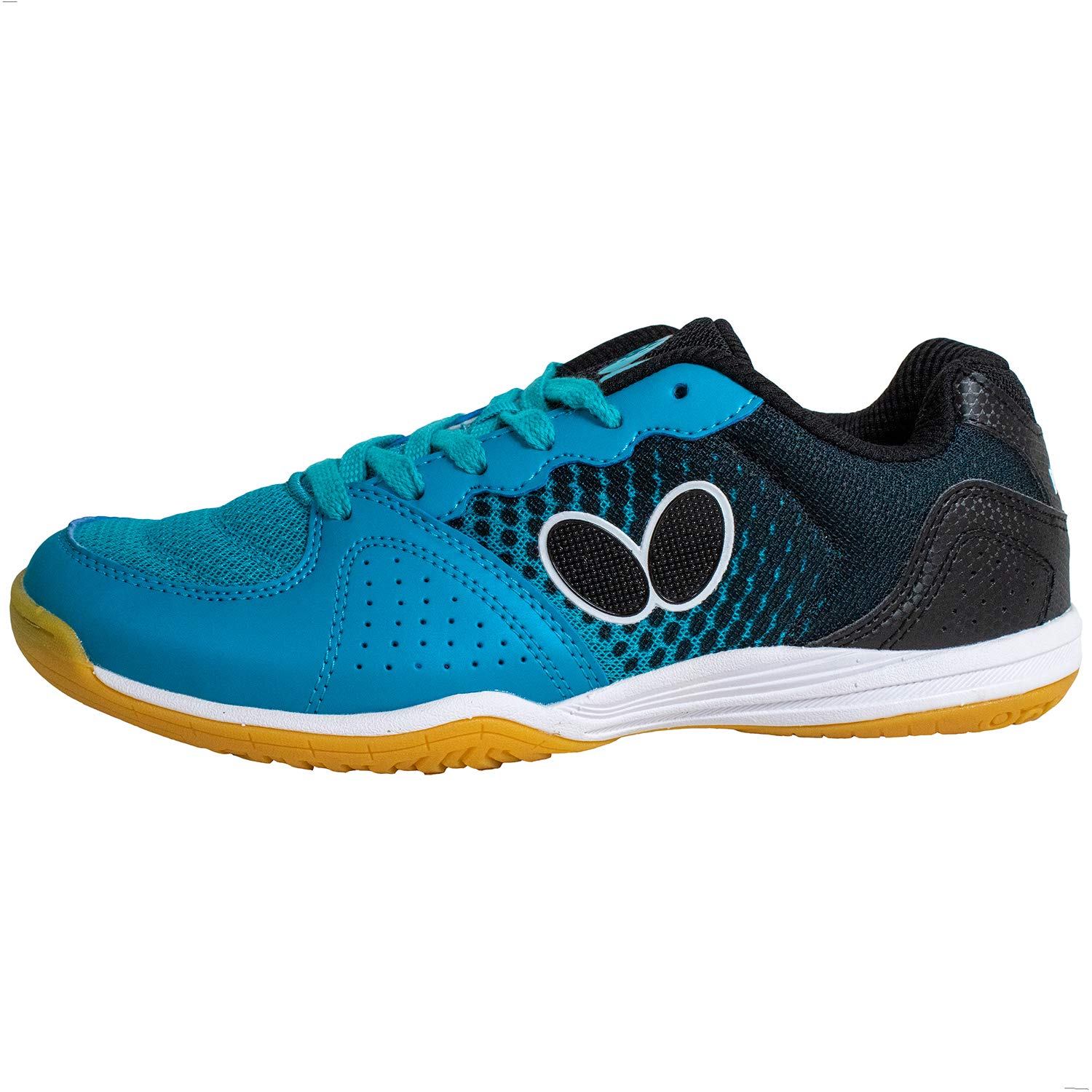 Butterfly Unisex Athletic Sneaker, Turquoise, 8.5 US Men