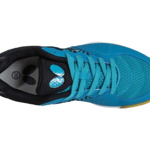 Butterfly Unisex Athletic Sneaker, Turquoise, 8.5 US Men