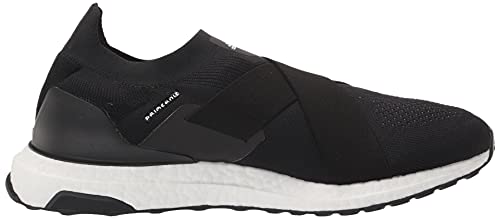 adidas Women's Ultraboost DNA Running Shoe, Black/Black/Acid Orange (Slip-on), 8.5
