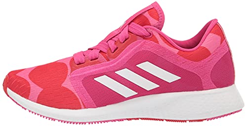 adidas Women's Edge Lux 4 x Marimekko Running Shoe, Team Real Magenta/White/Vivid Red, 6