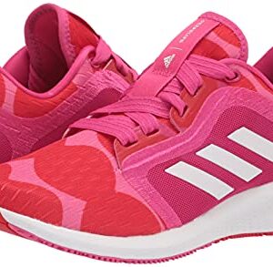 adidas Women's Edge Lux 4 x Marimekko Running Shoe, Team Real Magenta/White/Vivid Red, 6