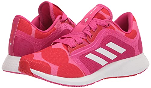 adidas Women's Edge Lux 4 x Marimekko Running Shoe, Team Real Magenta/White/Vivid Red, 6