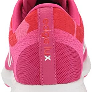 adidas Women's Edge Lux 4 x Marimekko Running Shoe, Team Real Magenta/White/Vivid Red, 6