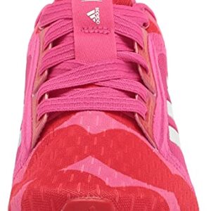 adidas Women's Edge Lux 4 x Marimekko Running Shoe, Team Real Magenta/White/Vivid Red, 6