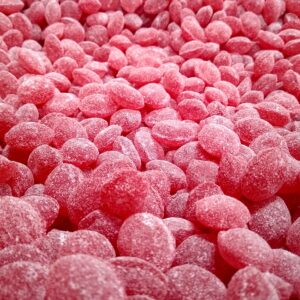 Claeys Wild Cherry Bulk Sanded Candy Drops - 2 lbs of Fresh Delicious Candy