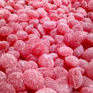 Claeys Wild Cherry Bulk Sanded Candy Drops - 2 lbs of Fresh Delicious Candy