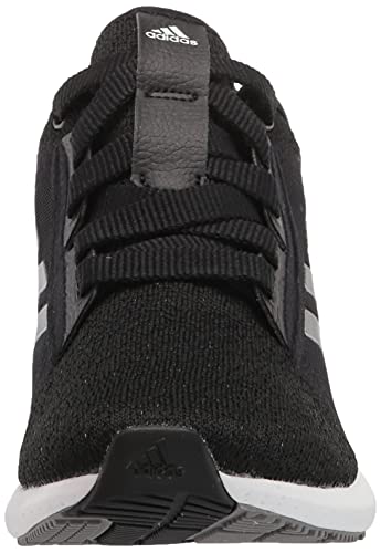 adidas Women's Edge Lux 4 Running Shoe, Black/White/Grey, 9