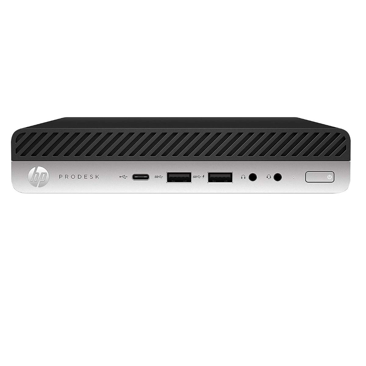 HP ProDesk 600 G4 Mini, Intel Core i5-8500T 6-Core up to 3.5GHz, 8GB RAM, 128GB M.2 PCIe NVMe SSD, USB-C, Intel UHD Graphics 630 (Supports 4K), Display Port, VGA, WiFi & BT, Windows 10 Pro (Renewed)