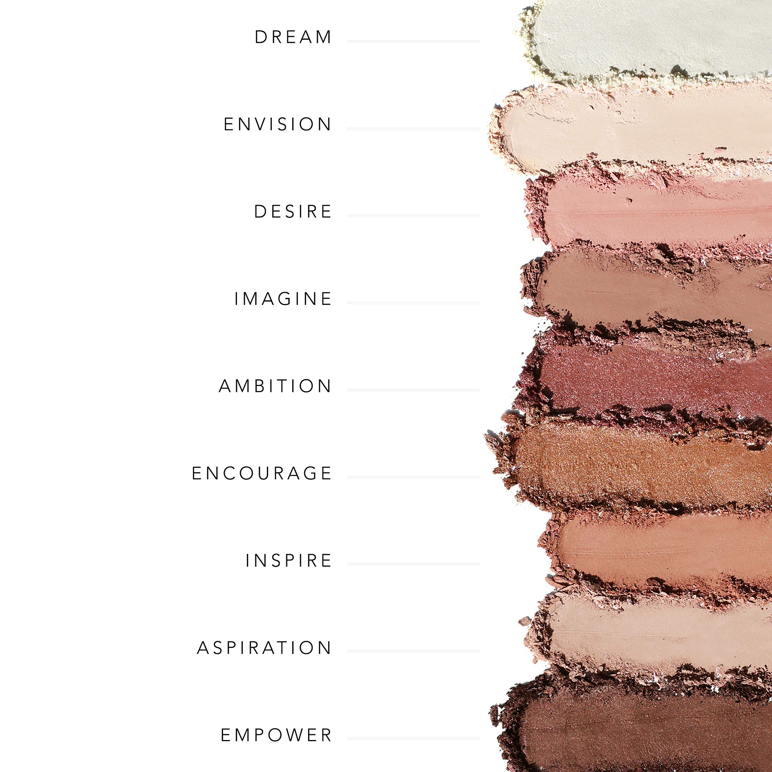 RealHer Eyeshadow Palette - Dreams So Big - 9 Shades - Blush, Soft Pinks, Mauves