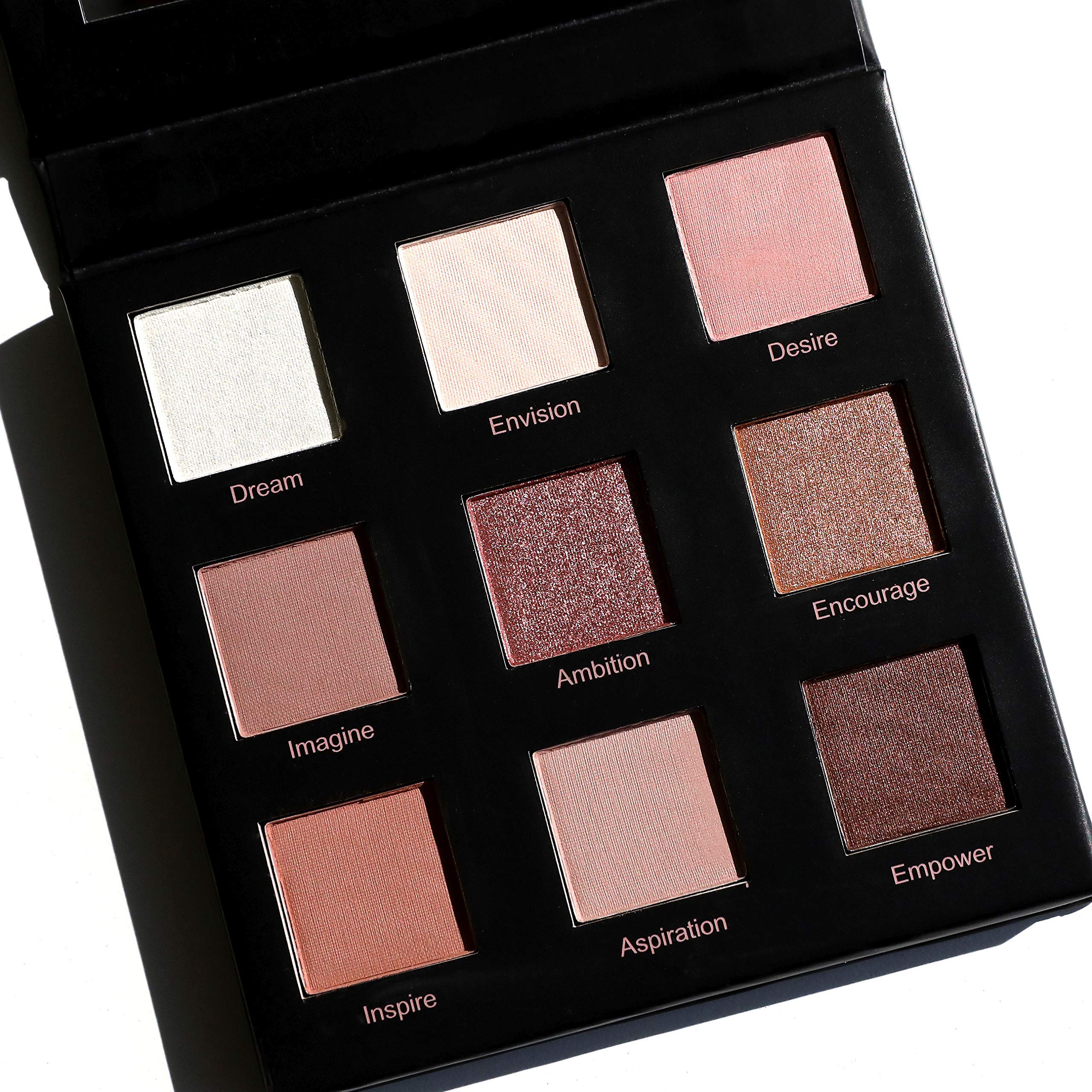 RealHer Eyeshadow Palette - Dreams So Big - 9 Shades - Blush, Soft Pinks, Mauves