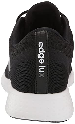 adidas Women's Edge Lux 4 Running Shoe, Core Black/White/Grey, 6