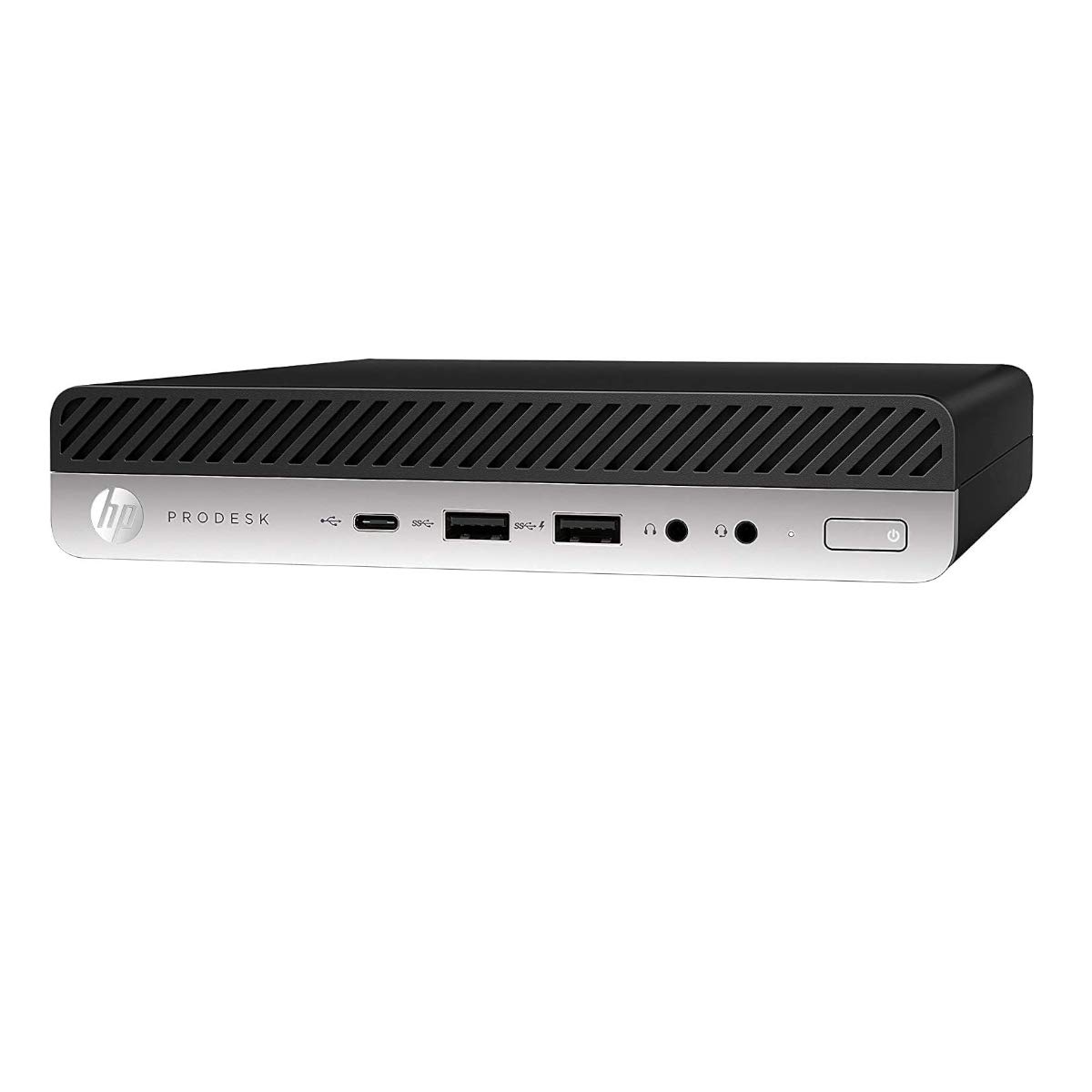 HP ProDesk 600 G4 Mini, Intel Core i5-8500T 6-Core up to 3.5GHz, 8GB RAM, 256GB M.2 PCIe NVMe SSD, USB-C, Intel UHD Graphics 630 (Supports 4K), Display Port, VGA, WiFi & BT, Windows 10 Pro (Renewed)