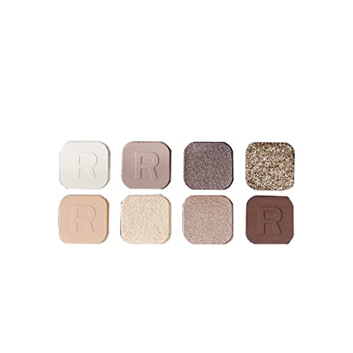 Makeup Revolution, Forever Flawless Dynamic, Eyeshadow Palette, Serenity, 8 Shades, 8g