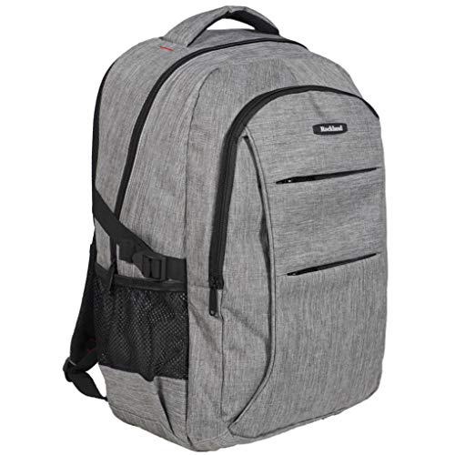 Rockland Business Pro USB Laptop Backpack, Grey, Large