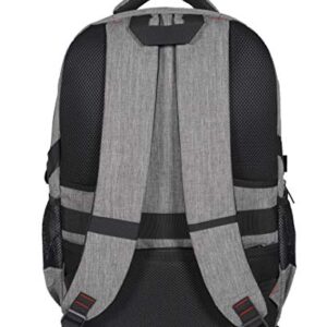 Rockland Business Pro USB Laptop Backpack, Grey, Large