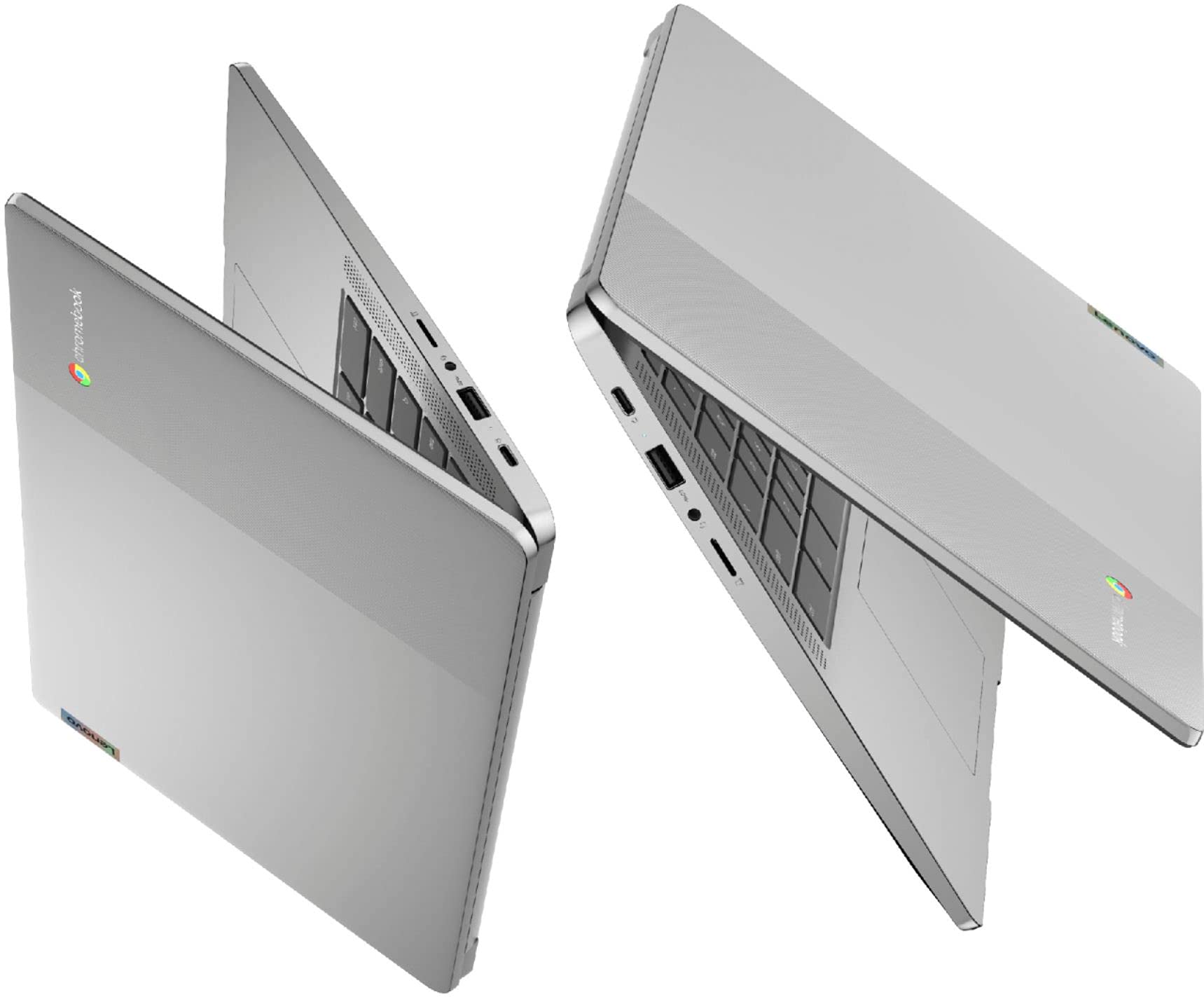 Lenovo Chromebook 3 Laptop, 14" FHD IPS Touchscreen 300nits Anti-glare, Octa-Core MediaTeck MT8183, 4GB LPDDR4X RAM, 64GB eMMC, AC WiFi, BT 4.2, Type-C, Arctic Grey, Chrome OS, BROAGE 16GB Flash Drive