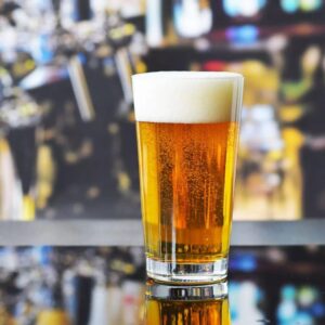 Krosno Wheat Beer Glasses | Set of 6 | 17.9 oz | Pure Collection | Perfect for Home, Restaurants and Parties | Dishwasher Safe