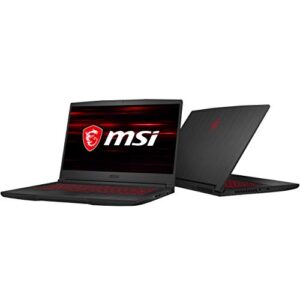 MSI GF65 Thin Gaming Laptop, IPS Thin-Bezel Gaming Display, Core i7-10750H, Wi-Fi 6, GTX 1660Ti, Win 10 Home, 8GB RAM, 512GB PCIe SSD