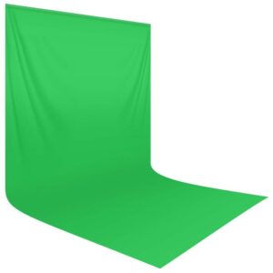 hemmotop green screen backdrop, 10 x 20 ft chromakey greenscreen background,large seamless green backdrop background cloth,for photography,zoom,live streaming