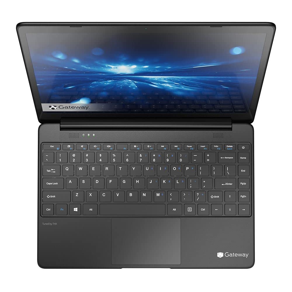 Gateway 14.1" Ultra Slim Notebook, FHD, Intel® Core™ i5-1135G7, Quad Core, Intel® Iris® Xe Graphics, 16GB RAM, 512GB SSD, Tuned by THX™, Fingerprint Scanner, 1MP Webcam, HDMI, Windows 10 Home, Black