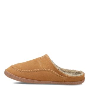 Clarks Men's Sherpa Lined Indoor & Outdoor House Slipper (11 M US, Cinnamon)