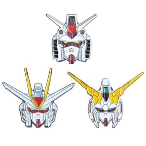 oysterboy 3pcs gundam rx-93 zero wing pin for jacket/backpack