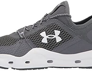 Under Armour Women's Micro G Kilchis, Pitch Gray (100)/White, 7.5 M US