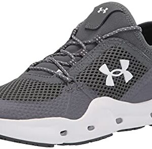 Under Armour Women's Micro G Kilchis, Pitch Gray (100)/White, 7.5 M US