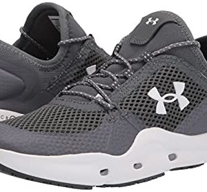 Under Armour Women's Micro G Kilchis, Pitch Gray (100)/White, 7.5 M US