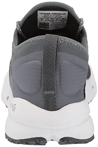 Under Armour Women's Micro G Kilchis, Pitch Gray (100)/White, 7.5 M US