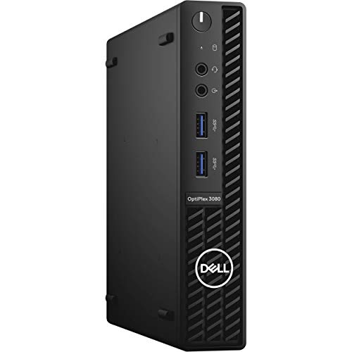 Dell OptiPlex 3000 3080 Desktop Computer - Intel Core i3 10th Gen i3-10100T Quad-core (4 Core) 3GHz - 8GB RAM DDR4 SDRAM - 256GB SSD - Micro PC (KT0JX)