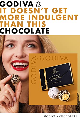 Godiva Chocolatier Birthday Truffles Assorted Chocolate Gift Box, 4.09 Oz (Pack of 6)