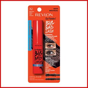 REVLON So Fierce! Big Bad Lash Mascara, 762 Waterproof Blackest Black, 0.34 Fl Oz