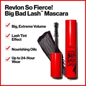 REVLON So Fierce! Big Bad Lash Mascara, 762 Waterproof Blackest Black, 0.34 Fl Oz