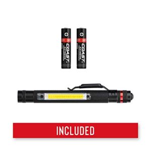 Coast® G23 120 Lumen Alkaline Dual Power Magnetic LED Penlight with C.O.B. Area Light