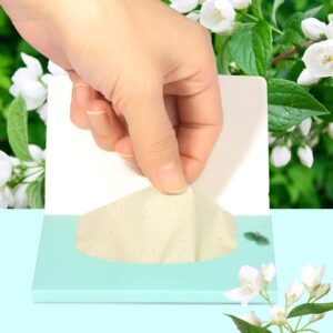 Teenitor 1000 Counts Oil Absorbing Sheets, Oil Blotting Paper, Oil Absorbing Tissues, Face Facial Natural Oil Control Film Blotting for Oily Skin Care Men Women-Jasmine