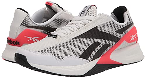 Reebok unisex adult Speed 21 Cross Trainer, White/Neon Cherry/Black, 13 Women 11.5 Men US