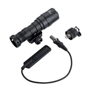 Assletes Weapon Light Picatinny Flashlight Constant and Momentary Output Flashlight with Pressure Switch 20mm Mount Rail Flashlight