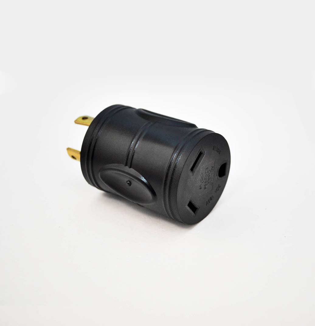 APEXSPORTS RV 30A Generator Adapter L5-30P Male to TT-30R Female Connector.