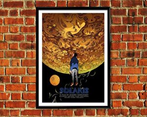 tarkovsky movie poster solaris print soviet art movie andrey tarkovski