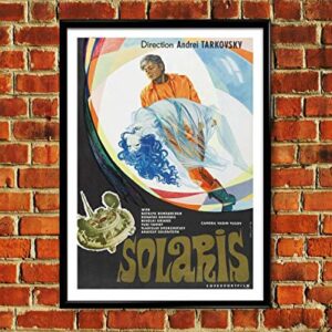 Tarkovsky Movie Poster Solaris Print Soviet Art Movie Andrey Tarkovski