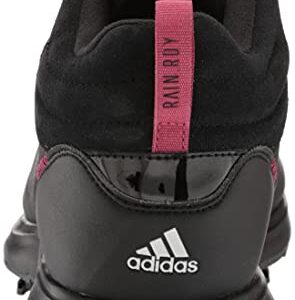 adidas Women's S2G Spikeless Mid-Cut Golf Shoes, Core Black/Dark Silver/Wild Pink, 7.5