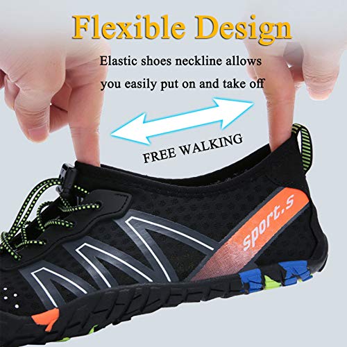 Water Shoes Men,Mens Water Shoes,Water Shoes for Women,Mens Womens Beach Shoes,Aqua Shoes,Swim Shoes,Pool Shoes,Barefoot Shoes,Water Shoes Quick Dry,Boating Fishing Diving with Yoga Water Aerobics